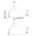 Clear Acrylic Ball Holder Stand for Basketballs, Soccer Balls and Volleyballs, Pack of 2 - view 3