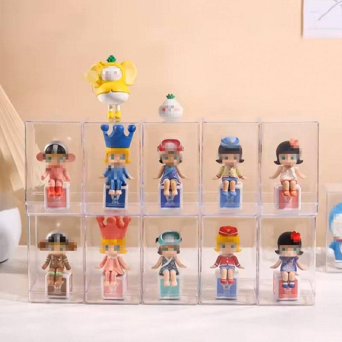 Clear Acrylic Blind Box Display Case, Dustproof Mini Figure Storage Box - view 4