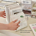 Clear Acrylic Desktop Organiser, Book Stand, File Rack and Pen Holder with Handles - view 4