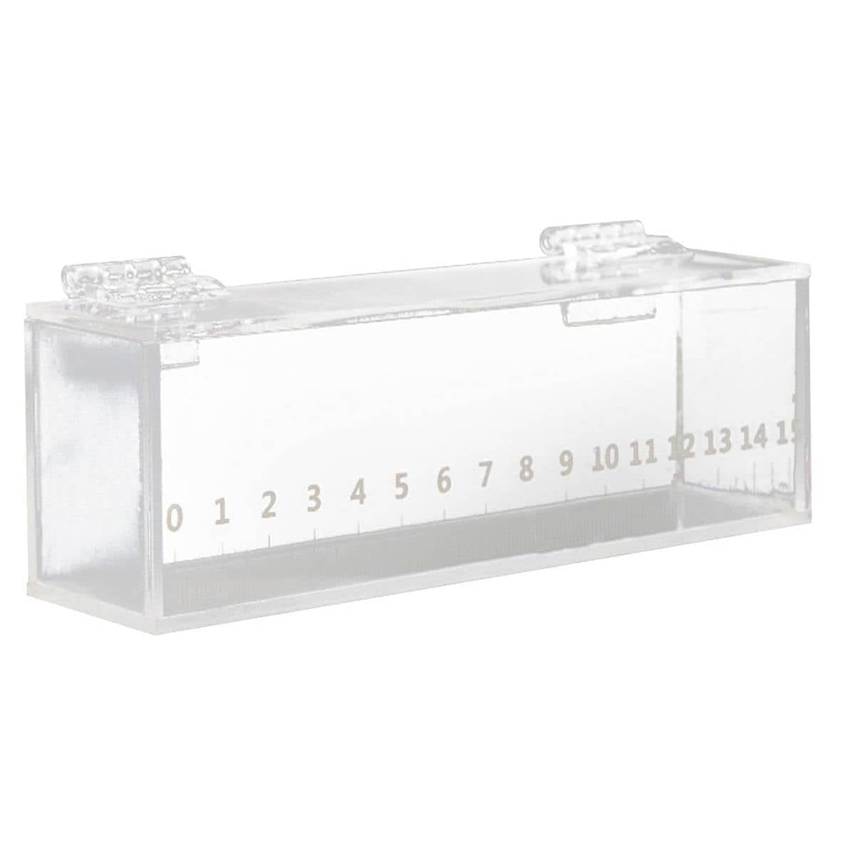 Clear Acrylic Fish Viewing Box - Medium, 15cm Ruler - view 2