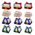 Clear Acrylic Gift Box with Ribbon - Navy Blue, Large (20 x 20 x 13 cm) - view 3