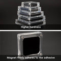 Clear Acrylic Jewellery Display Cases, Pack of 5 - 8.8 x 8.8 x 2 cm - view 5