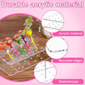 Clear Acrylic Lollipop Display Stand with 20 Holes, Pack of 2 - view 4