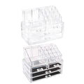 Clear Acrylic Makeup Organiser with 4 Drawers - Plain Clear Drawers - view 3