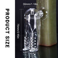 Clear Acrylic Pants-Shaped Fish Feeder, 3 x 7.5 cm for Aquariums - view 3
