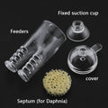 Clear Acrylic Pants-Shaped Fish Feeder, 3 x 7.5 cm for Aquariums - view 4