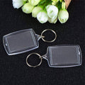 Clear Acrylic Photo Keyring, DIY Picture Frame Keychain, Pack of 10 - view 5