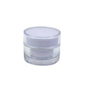 Clear Acrylic Round Cream Jars - 15 g, 51 x 38 mm, Pack of 10