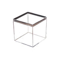 Clear Acrylic Square Storage Boxes - 6.5 x 6.5 x 6.5 cm, Pack of 10