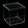 Clear Acrylic Square Storage Boxes - 7.5 x 7.5 x 7.5 cm, Pack of 10 - view 4
