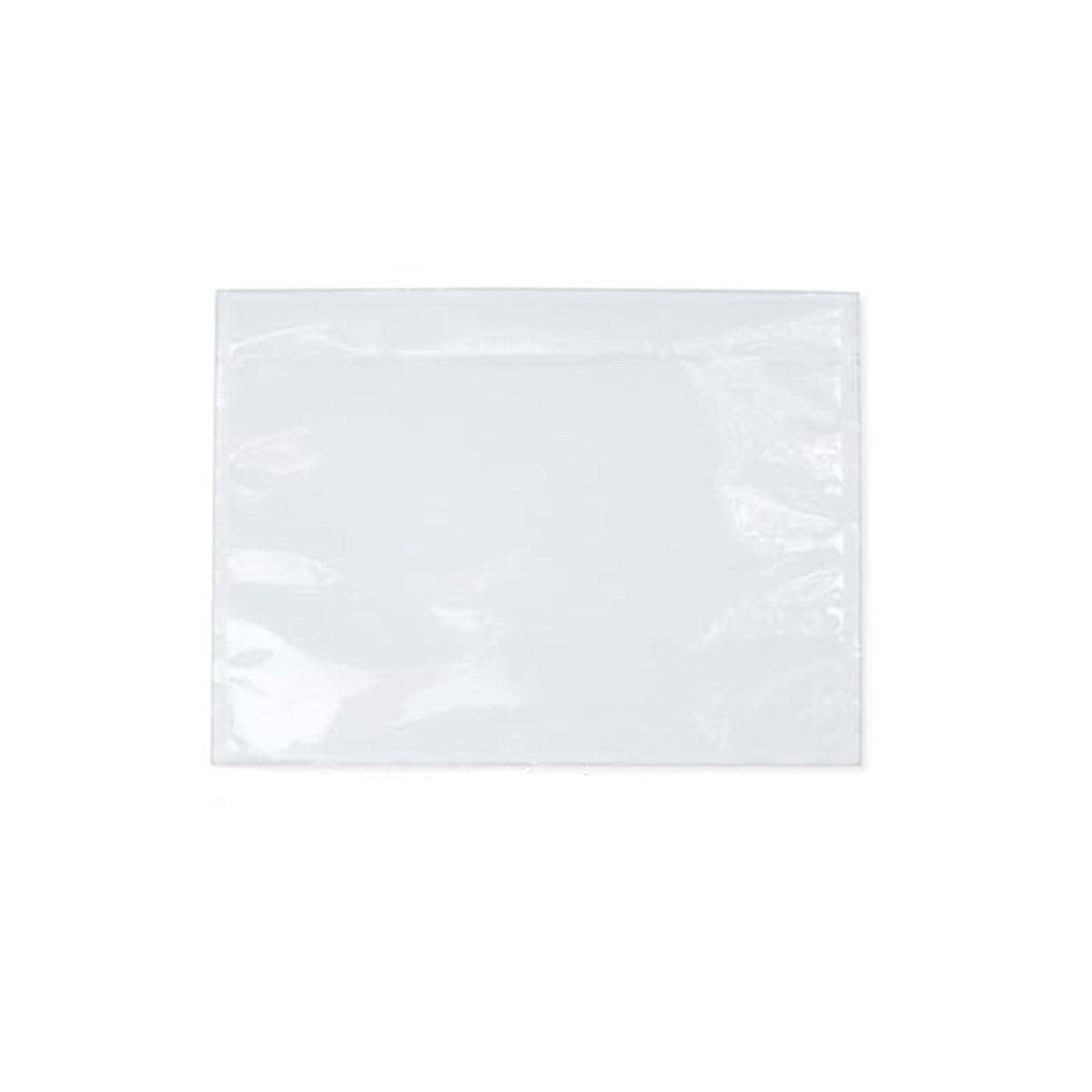 Clear Adhesive Document Bags, Pack of 100 - 8 x 12 cm