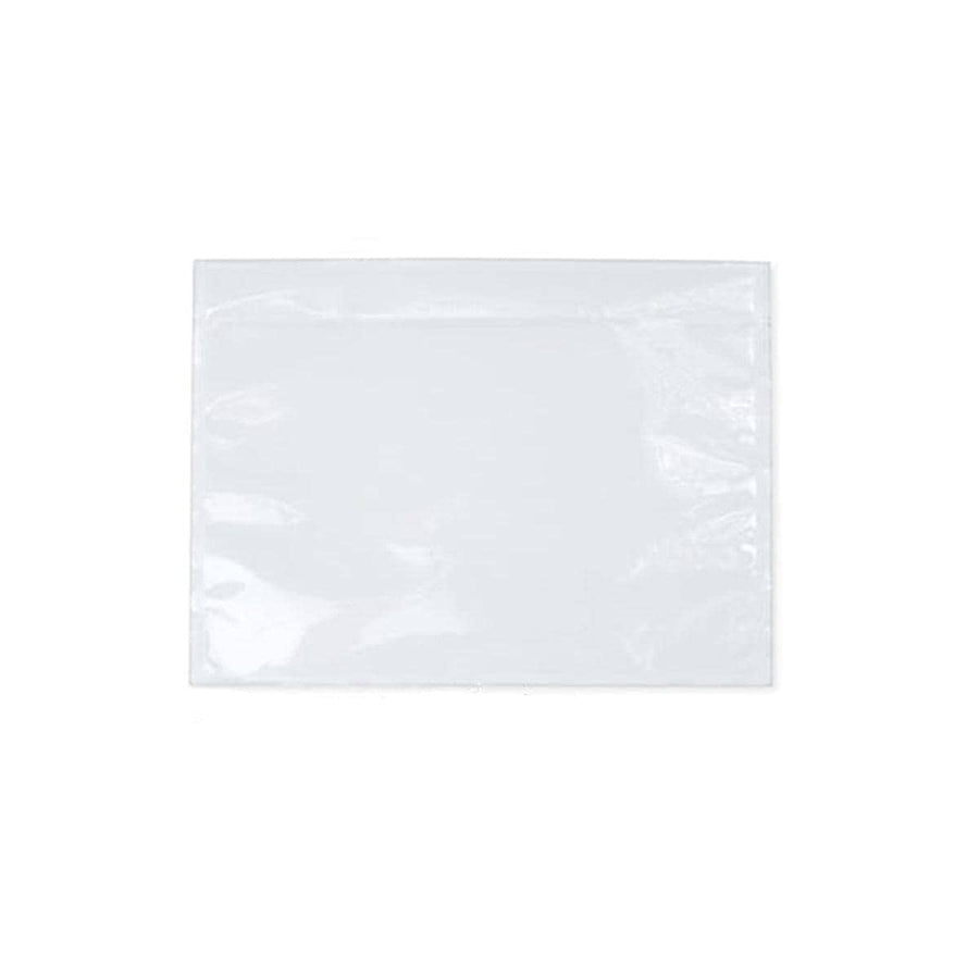 Clear Adhesive Document Bags, Pack of 100 - 8 x 12 cm