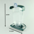 Clear Automatic Hanging Bird Feeder with Cover and Suction Cup - view 3