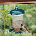 Clear Automatic Hanging Bird Feeder with Cover and Suction Cup - view 5