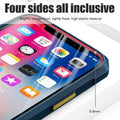 Clear Bumper Phone Case, Blue - iPhone 12 - view 3