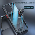 Clear Bumper Phone Case, Blue - iPhone 12 - view 5