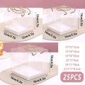 Clear Cake and Pastry Packaging Boxes with Handles - 12 x 12 x 12 cm, Pack of 25 - view 4