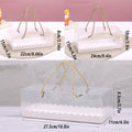 Clear Cake and Pastry Packaging Boxes with Handles - 16 x 16 x 16 cm, Pack of 25 - view 5