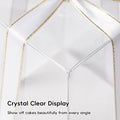 Clear Cake Gift Boxes with Ribbon - 12 x 12 x 11 cm, Pack of 10 - view 5