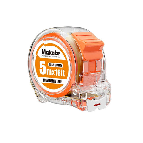 Clear Case Steel Tape Measure - 5 m (16 ft)