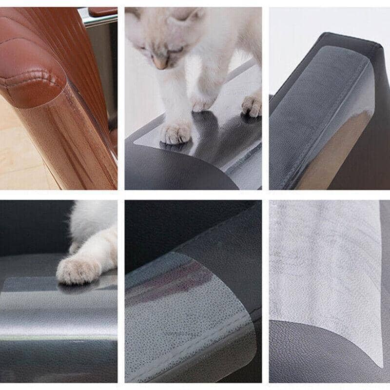 Clear Cat Scratch Guard Stickers for Sofas and Furniture, Pack of 2 - view 5