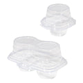 Clear Cupcake Packaging Box, Pack of 100 - Single (9.8 x 9.5 x 8.8 cm) - view 3