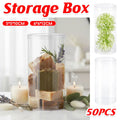 Clear Cylinder Storage Tubes, Pack of 50 - Size 6 x 6 x 12 cm - view 2