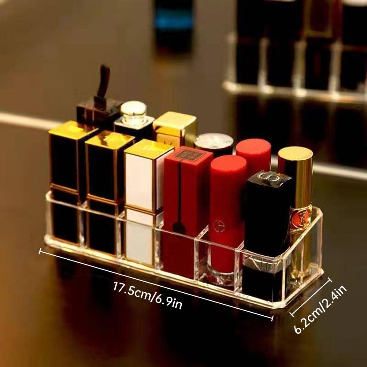 Clear Desktop Storage Organiser Box - 16 Grids (22 x 12.5 x 8 cm) - view 4