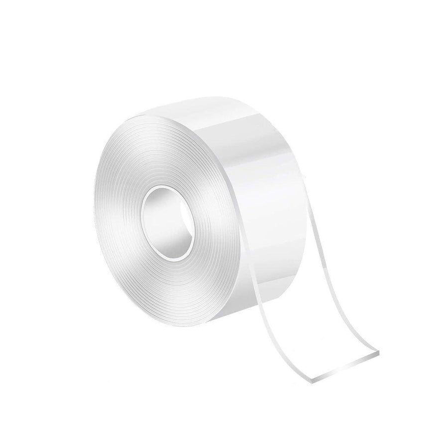 Clear Double-Sided Nano Gel Tape - 2 cm x 1 m x 2 mm, Pack of 2 Rolls