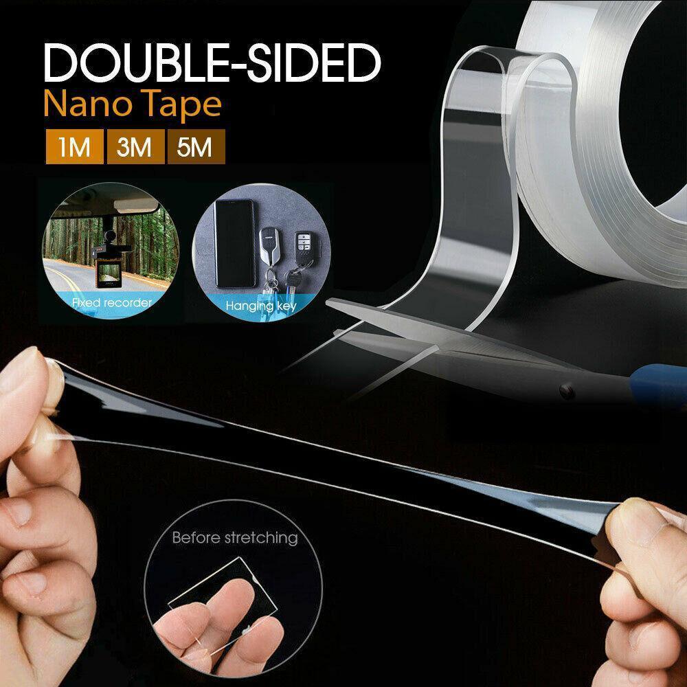 Clear Double-Sided Nano Gel Tape - 5 cm x 3 m x 2 mm, 1 Roll - view 2