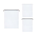 Clear Drawstring Shoe Bags for Travel, Pack of 25 - Black, 30 x 35cm - view 3