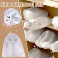 Clear Drawstring Shoe Dust Cover Bags, Non-Woven - 32 x 38 cm, Pack of 200 - view 4