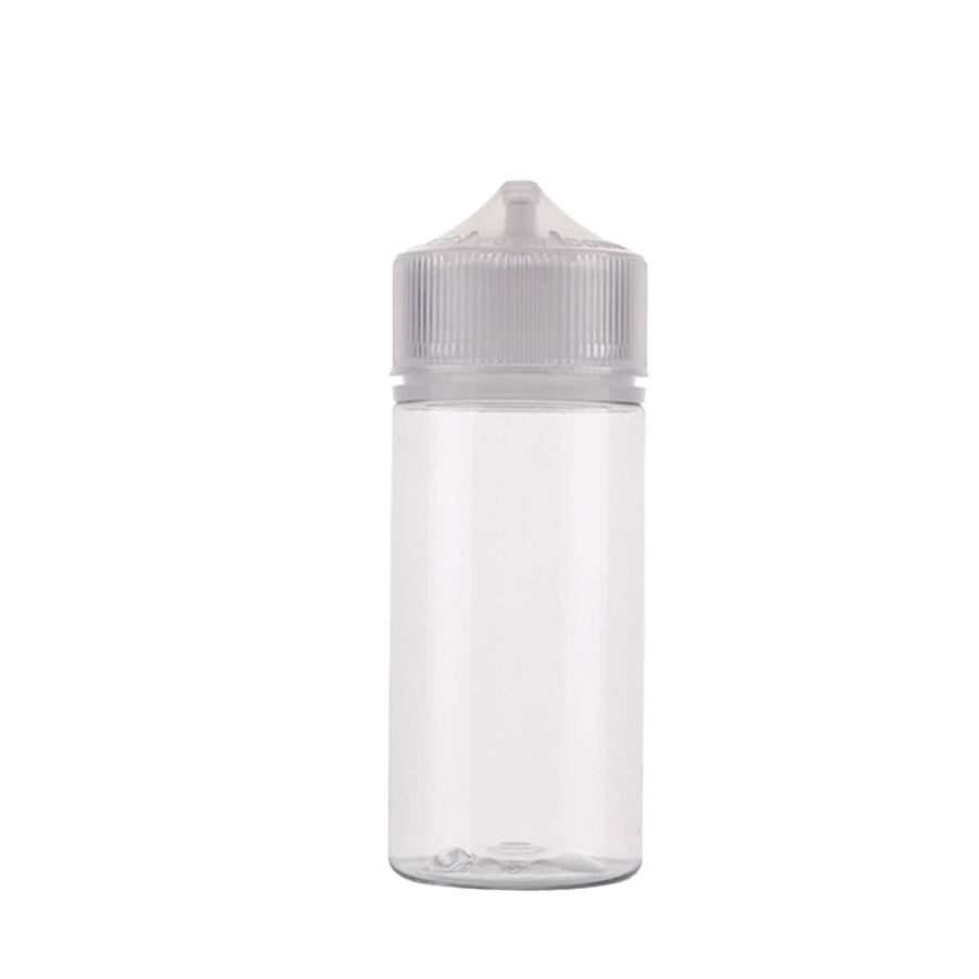 Clear Dropper Bottle Set 100 ml Refill Squeeze Bottles Pack of 30 - 100 ml
