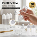 Clear Dropper Bottle Set 50 ml Refill Squeeze Bottles Pack of 30 - 50 ml - view 2