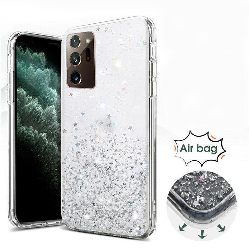 Clear Glitter Shockproof Soft Phone Case for Samsung Galaxy Note 20 - view 5