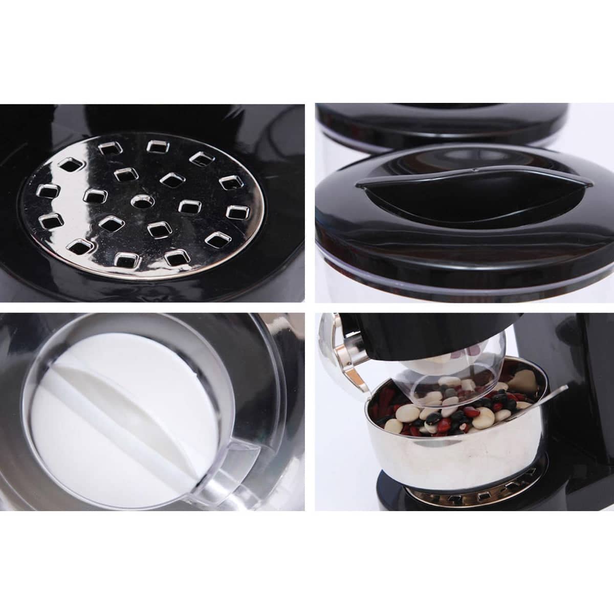 Clear Grain Storage Dispenser for Rice, Cereal, Nuts and Pasta, Desktop Use - 4 L - view 5
