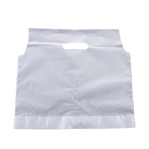 Clear Handle Take Out Cup Carrier Bags, Pack of 500, Double 30 x 28 cm