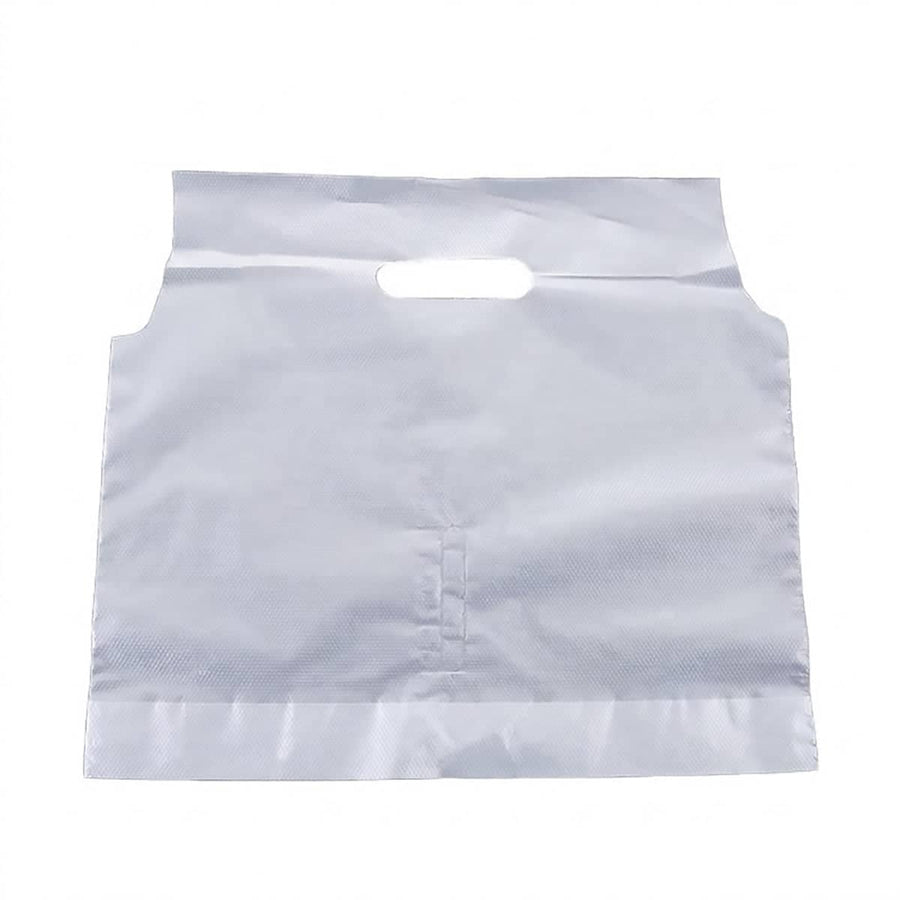 Clear Handle Take Out Cup Carrier Bags, Pack of 500, Double 30 x 28 cm