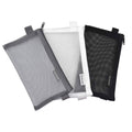 Clear Mesh Pencil Case Pouches, Pack of 10 - Black - view 5