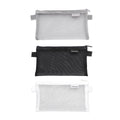 Clear Mesh Pencil Case Pouches, Pack of 10 - Grey - view 3