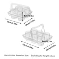 Clear Pastry Cake Box with Handle, Portable Dessert Packaging - 25 x 18 x 8 cm - view 4