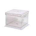 Clear PET Cake Box Treat Display - 6 Inch (15 cm), Pack of 10