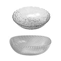 Clear PET Fruit Snack Bowls Pack of 12, 2 Patterns for Serving - view 2