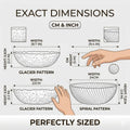 Clear PET Fruit Snack Bowls Pack of 12, 2 Patterns for Serving - view 3