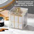 Clear PET Storage Boxes with Golden Lid Handles, Pack of 3 - view 5