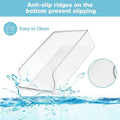 Clear Plastic Beverage Organiser, Fridge Storage Shelf - view 4