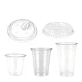 Clear Plastic Cold Drink Cups - 12 oz (360 ml), Pack of 100 - view 3