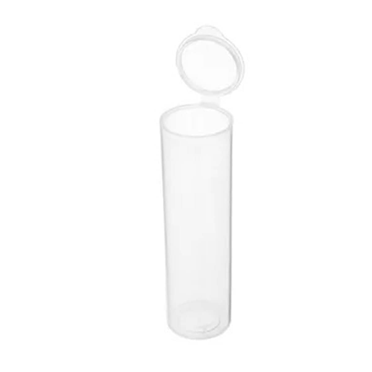Clear Plastic Cylinder Containers, 8.7 x 2.5cm, Pack of 20 - view 2