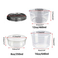 Clear Plastic Dessert Bowls, Pack of 100 - 12 oz (460 ml) - view 4