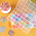 Clear Plastic Jewellery Storage Box with 28 Compartments, Pack of 5 - view 4
